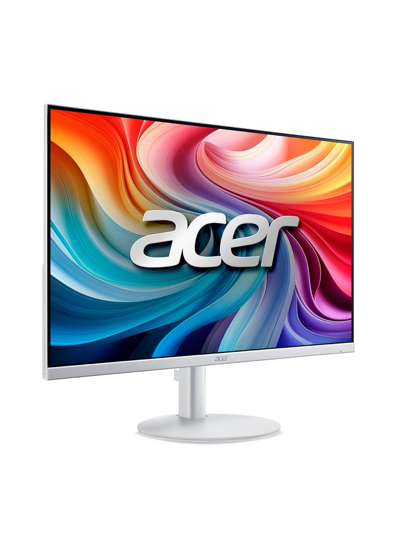 Acer 27 inch Ultra Slim FHD 120hz IPS, 1ms, Flicker Free, Blue Shield, Eco Display, Vision Care, Adaptive Sync, VESA Mount, Build In Speaker White  - Image 3