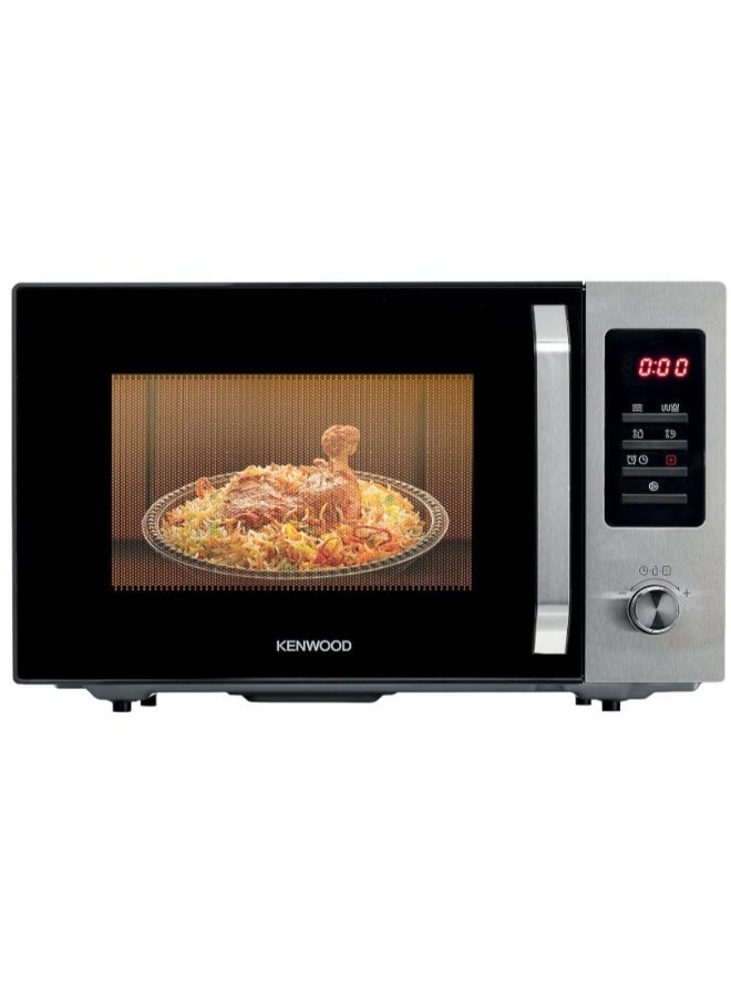 كينوود Digital Microwave With Grill, 30 Liter, 700 Watt, Black Silver - MWM30.000BK 30 L 700 W MWM30.000BK Black x Silver  - Image 1