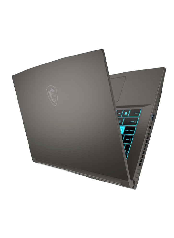 MSI MSI Thin 15 B13UCX Gaming Laptop Intel Core I7-13620H 16GB Ram 512GB SSD Nvidia RTX 2050 GDDR6 4GB, PCIe4 WiFi 6E 15.6 FHD 144HZ Win 11 Home Gray English/Arabic Black  - Image 4