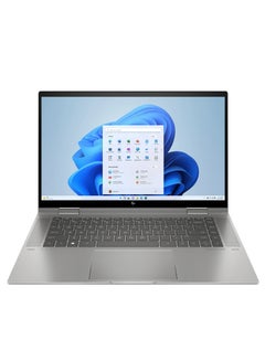 HP Envy x360 Convertible 2-in-1 (Upgraded Version) Laptop With 15.6-Inch FHD Touchscreen IPS Display, Core i5-1335U Processor/8GB RAM/512GB SSD/Intel Iris Xe Graphics/Windows 11 English Mineral Silver  - Image 2