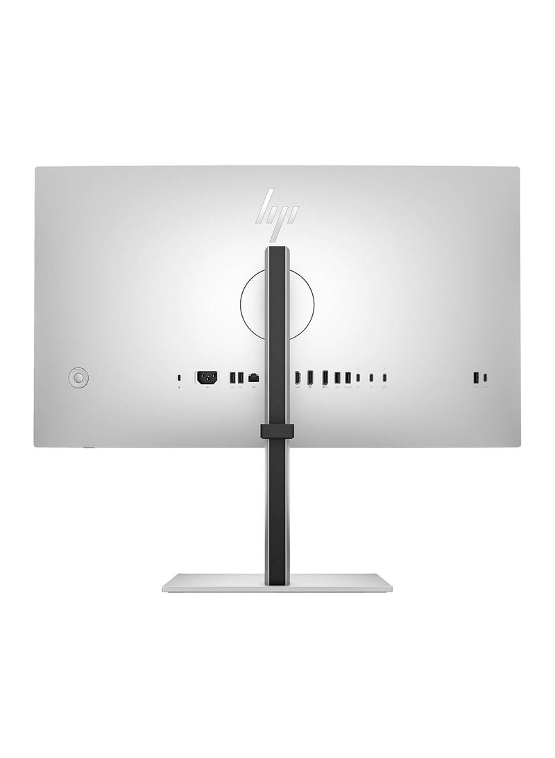 إتش بي - Series 7 Pro 727pk Thunderbolt 4 Monitor, 27" IPS Display, 4K UHD Resolution, 60Hz Refresh Rate, 5ms (GtG with Overdrive) Response Time, KVM Switch, Daisy Chain, DP, HDMI & TB, 8J9G2AA Silver - Image 1
