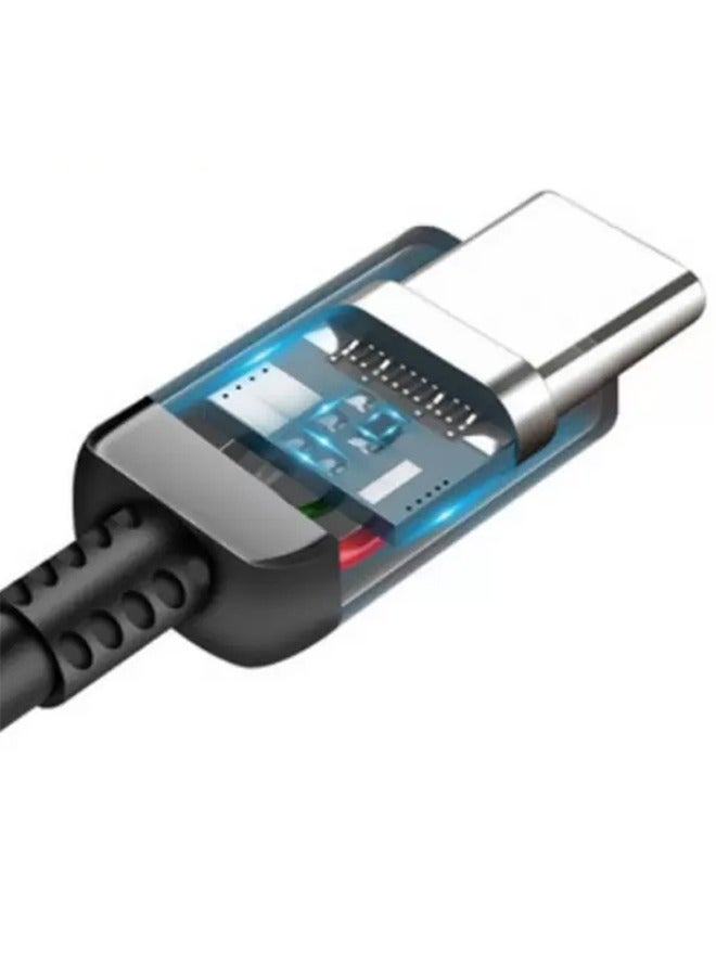 Samsung - USB-C Cable 3A, 1.8m – Fast Charging and Data Transfer Black - Image 1