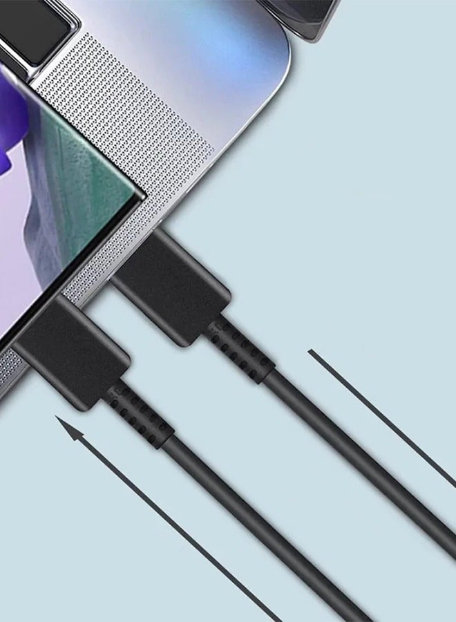 Samsung - USB-C Cable 3A, 1.8m – Fast Charging and Data Transfer Black - Image 1