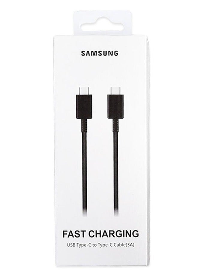 Samsung - USB-C Cable 3A, 1.8m – Fast Charging and Data Transfer Black - Image 1