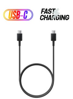 USB-C Cable 3A, 1.8m – Fast Charging and Data Transfer Black