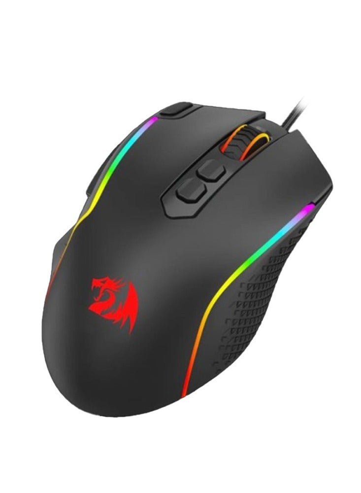 REDRAGON M615 ARDAL GAMING MOUSE with a Unique 16.8 Million RGB Colors , 8000 DPI , 8 Programmable Smart keys , Ergonomic Design  - Image 2