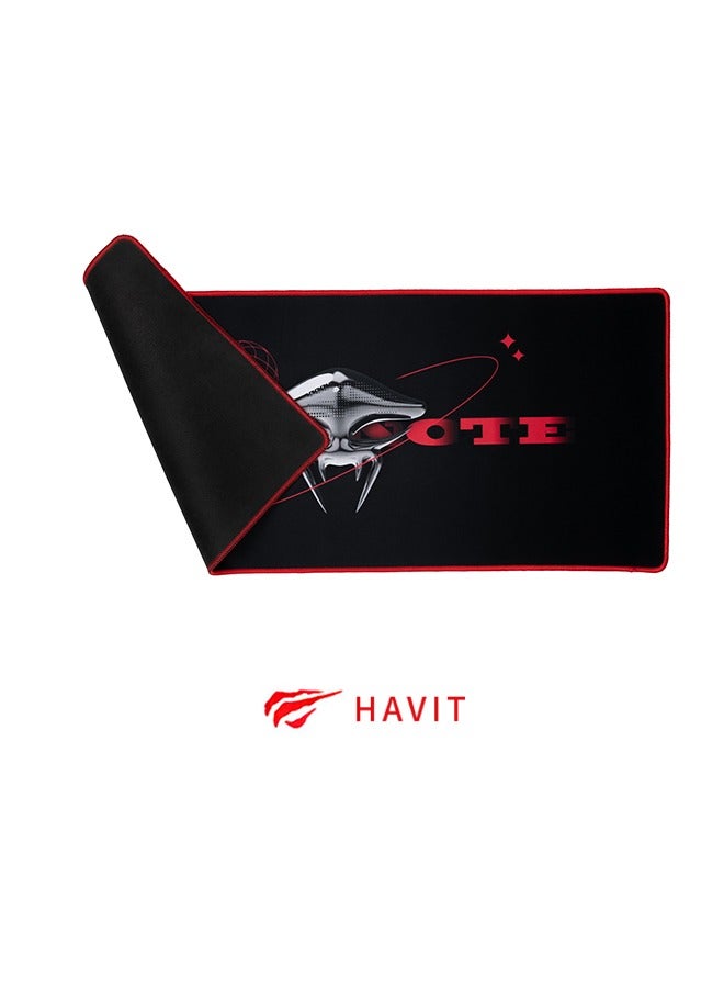havit Soft Gaming Mouse Pad (Black) Thick Wear-Resistant Non-slip Desk Mat Suitable for Work Games - Image 2