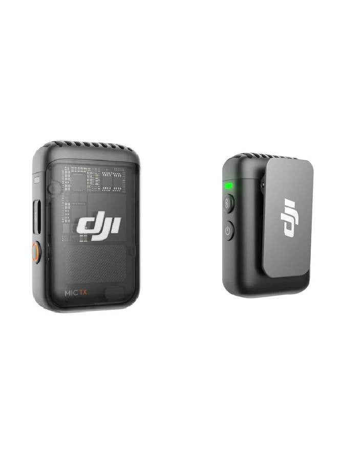 دي جي آي MIC 2 (2 TX + 1 RX + Charging Case) Safety Track, Safeguard Your Audio, Easy to Use Wherever You Go MIC 2 Black  - Image 5