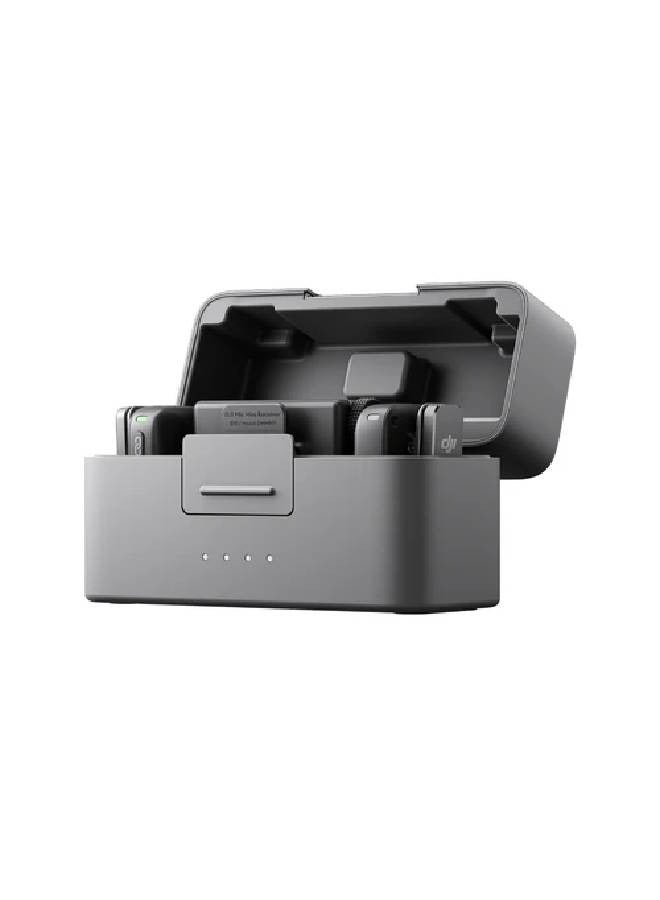 dji Mic Mini (2 TX + 1 RX + Charging Case) Clear Audio Capture, Easy to carry and use, Long Battery Life Mic Mini Black - Image 3