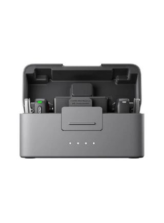 ميكروفون ميني (2 TX + 1 RX + علبة شحن) التقاط صوت واضح، سهل الحمل والاستخدام، عمر بطارية طويل - view 2