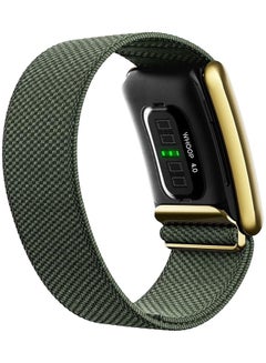 WHOOP Ultra-Soft SuperKnit Luxe Accessory Wristband 4.0 for Ultimate Comfort, Style and All-Day Wear, Compatible with 4.0 Wearable Health, Fitness & Activity Tracker, Replacement Band Only Ivy/Gold  - Image 4