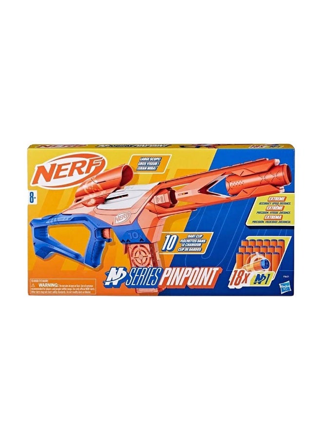 NERF N Series Pinpoint Blaster With 18 Darts  - Image 1
