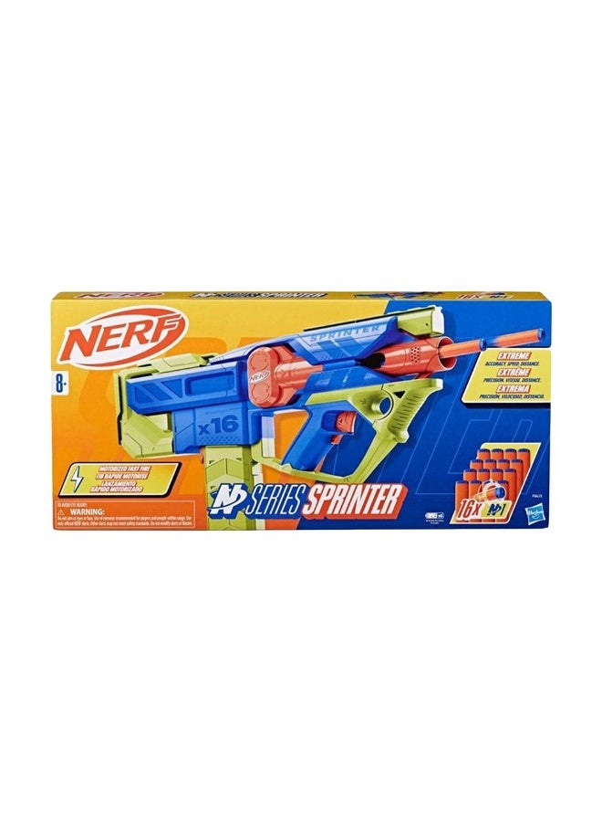 NERF N Series Sprinter Blaster With 16 Darts - Image 1