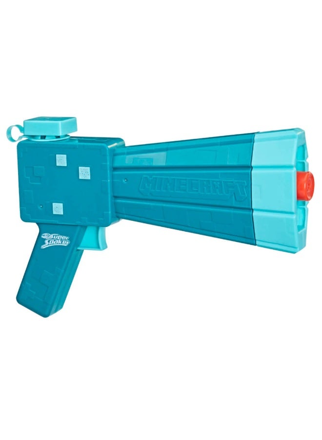 نيرف Super Soaker Minecraft Glow Squid Water Blaster  - Image 1