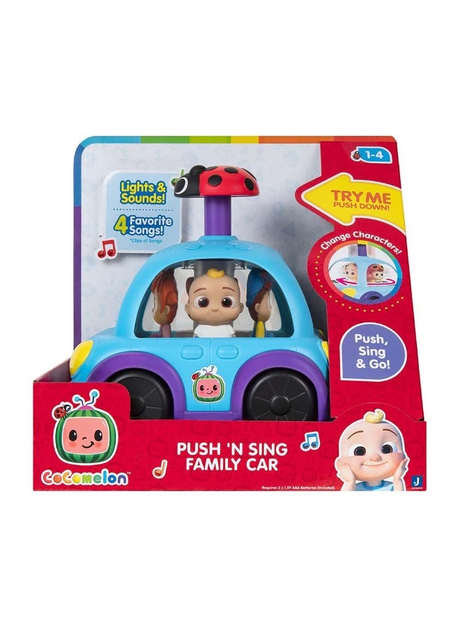 Cocomelon Push 'N Sing Family Car Toy - Image 3