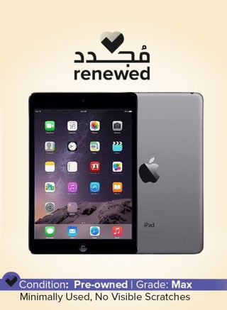 Renewed - iPad Mini 2, 7.9 Inch 16GB WiFi Space Grey - pnsku/N70134525V/45/_/1733828619/826c70c2-bd03-4280-9459-d28c56f970c4