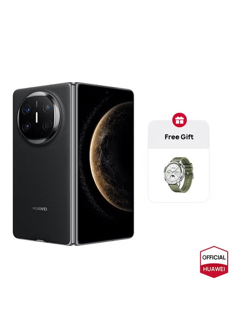 Mate X6 Dual SIM 12GB RAM 512GB Black with Watch GT4 + 6-Months Huawei Care+ - Middle East Version