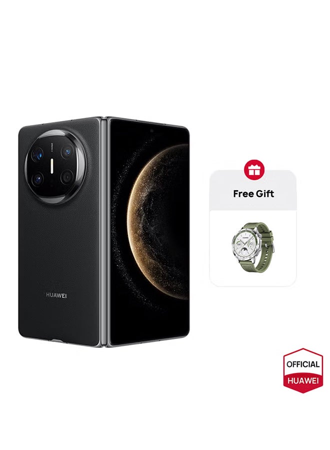 هواوي - Mate X6 Dual SIM 12GB RAM 512GB Black with Watch GT4 + 6-Months Huawei Care+ - Middle East Version - Image 1