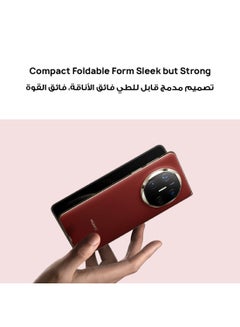 HUAWEI Mate X6 Dual SIM 12GB RAM 512GB Nebula Red with Watch GT4 + 6-Months Huawei Care+ - Middle East Version  - Image 2