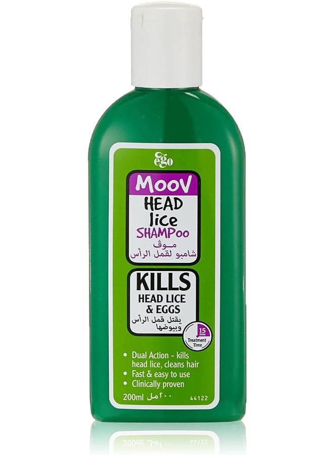 QV 2-in-1 Head Lice Treatment & Cleaning Shampoo (200ml) -with Natural Oils, Clinically Proven to Kill Lice & Eggs in 15 Minutes - Image 1