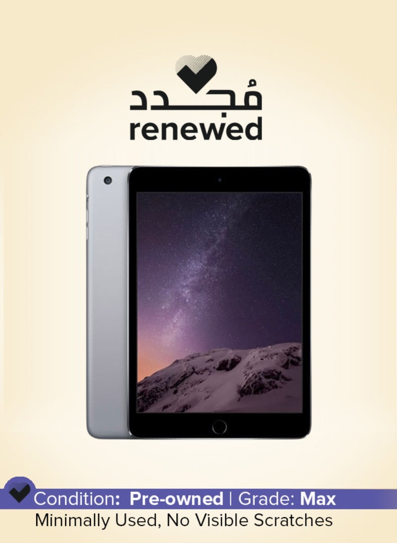 Apple Renewed - iPad Mini 3, 7.9 Inch 32GB WiFi Space Grey - Image 1