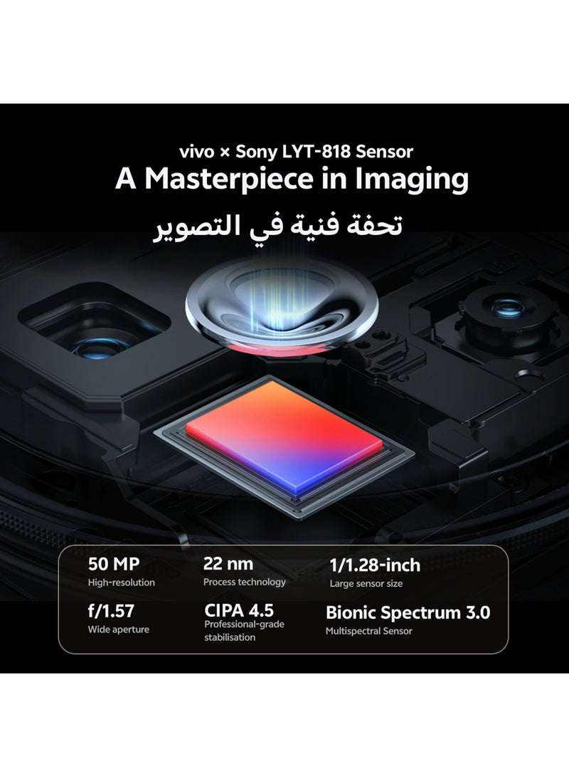 فيفو - X200 Pro 5G Dual SIM Titanium 16GB RAM 512GB With Exclusive Gifts TWS 3i Earbuds, 80W Car Charger And 24 Months Warranty + 1 Year Screen Replacement - Middle East Version - Image 1