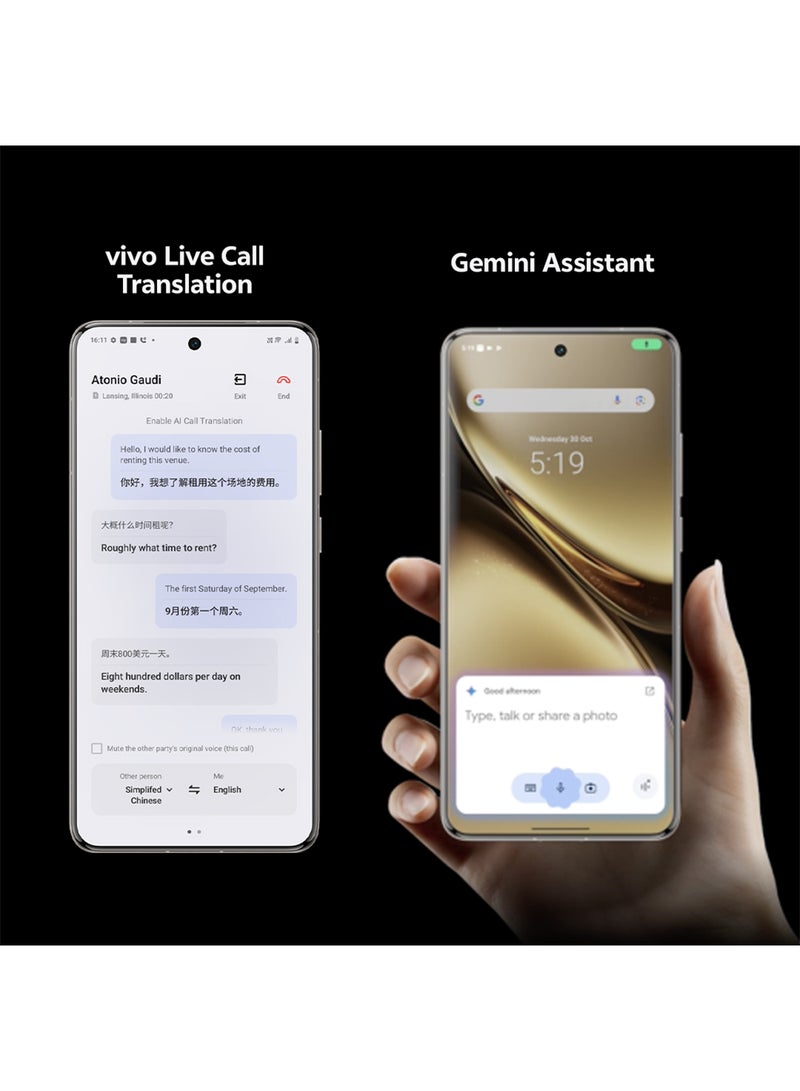 فيفو - X200 Pro 5G Dual SIM Titanium 16GB RAM 512GB With Exclusive Gifts TWS 3i Earbuds, 80W Car Charger And 24 Months Warranty + 1 Year Screen Replacement - Middle East Version - Image 1