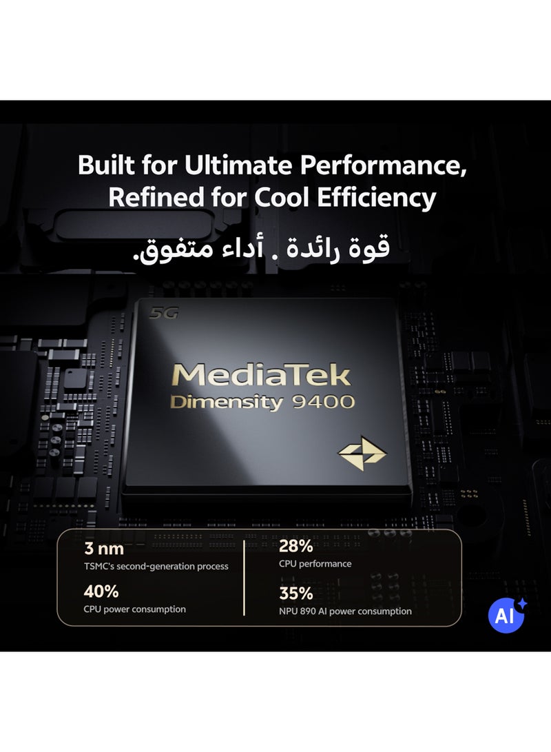 فيفو - X200 Pro 5G Dual SIM Titanium 16GB RAM 512GB With Exclusive Gifts TWS 3i Earbuds, 80W Car Charger And 24 Months Warranty + 1 Year Screen Replacement - Middle East Version - Image 1
