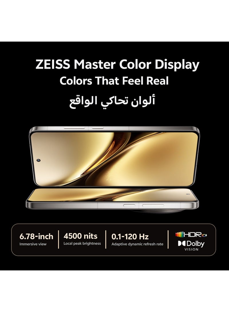 فيفو - X200 Pro 5G Dual SIM Titanium 16GB RAM 512GB With Exclusive Gifts TWS 3i Earbuds, 80W Car Charger And 24 Months Warranty + 1 Year Screen Replacement - Middle East Version - Image 1