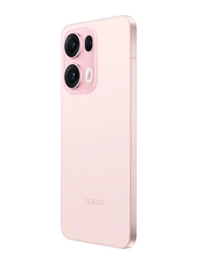OPPO - Reno 13 Pro Mobile 12GB+512GB Starlight Pink 6.83-inch FHD+ AMOLED display with a 120Hz refresh rate, a 240Hz touch sampling rate, a 2,160Hz PWM dimming rate, Mediatek Dimensity 8350 with Google play Chinese version - Image 1