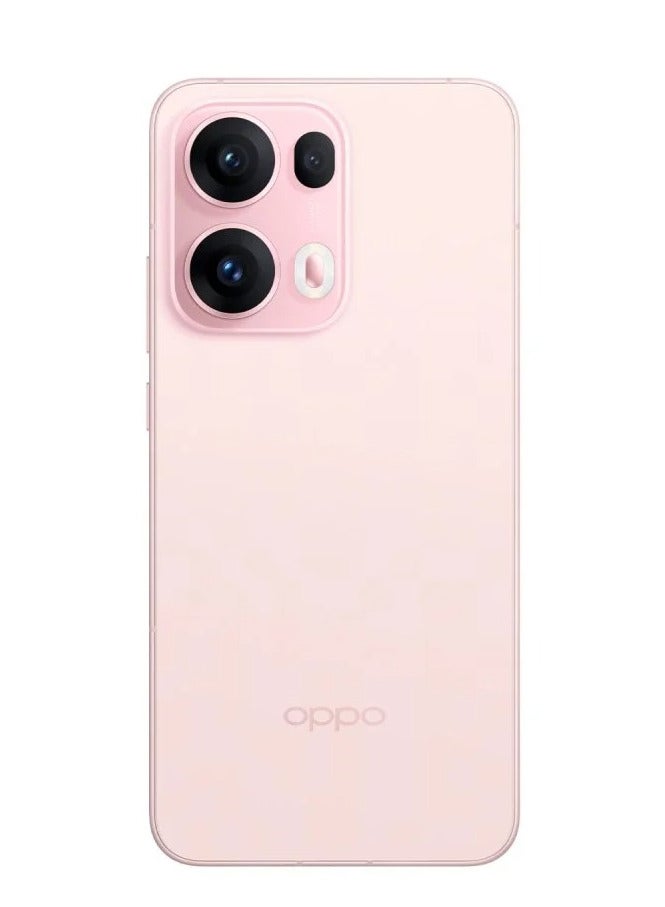 OPPO - Reno 13 Pro Mobile 12GB+512GB Starlight Pink 6.83-inch FHD+ AMOLED display with a 120Hz refresh rate, a 240Hz touch sampling rate, a 2,160Hz PWM dimming rate, Mediatek Dimensity 8350 with Google play Chinese version - Image 1