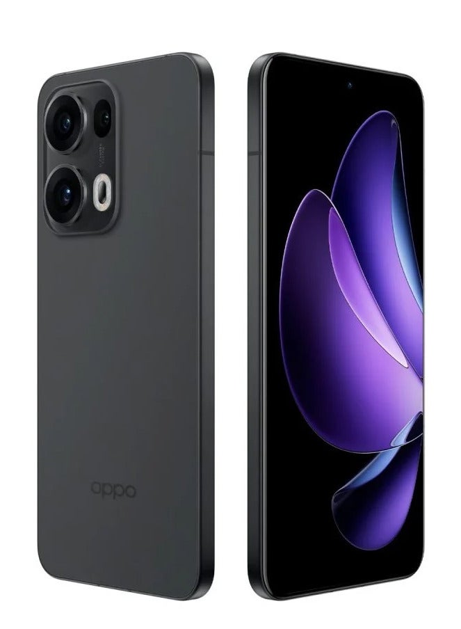 OPPO - Reno 13 Pro Mobile 12GB+256GB Midnight Black 6.83-inch FHD+ AMOLED display with a 120Hz refresh rate, a 240Hz touch sampling rate, a 2,160Hz PWM dimming rate, Mediatek Dimensity 8350 with Google play Chinese version - Image 1