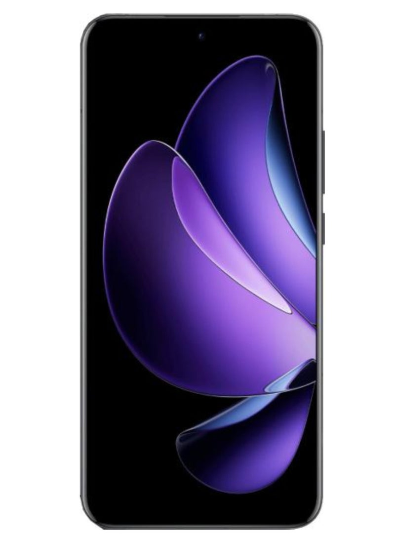 OPPO - Reno 13 Pro Mobile 12GB+256GB Midnight Black 6.83-inch FHD+ AMOLED display with a 120Hz refresh rate, a 240Hz touch sampling rate, a 2,160Hz PWM dimming rate, Mediatek Dimensity 8350 with Google play Chinese version - Image 1