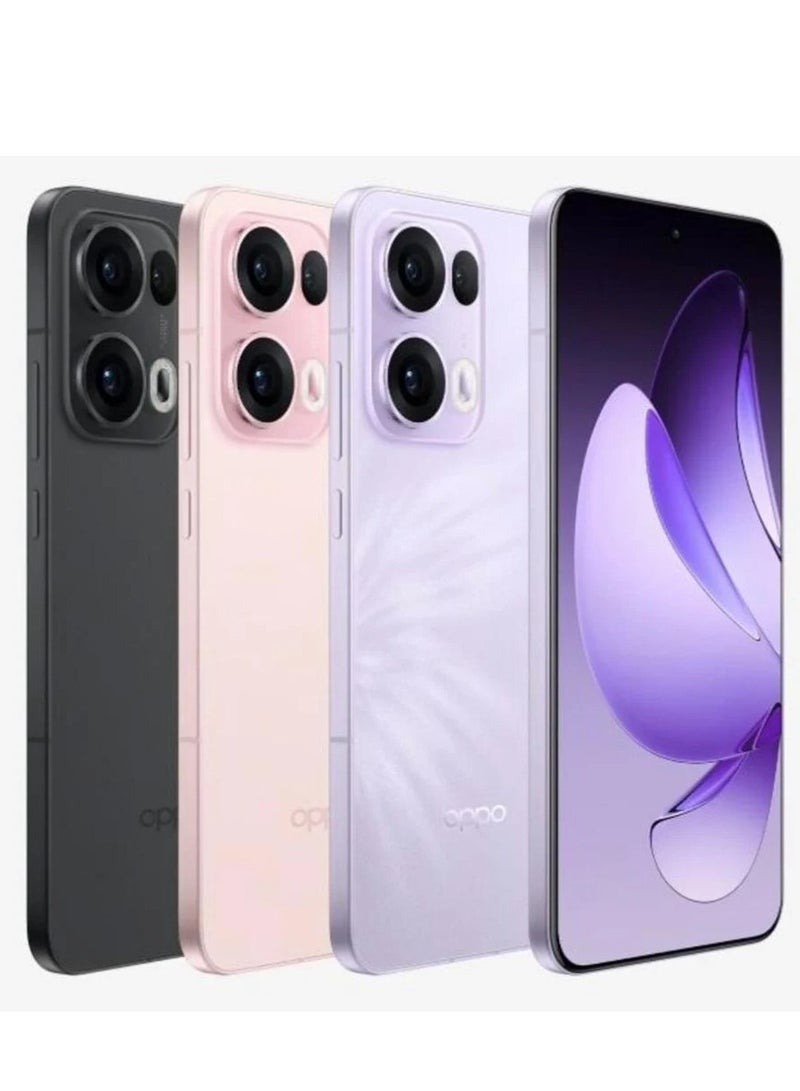 OPPO - Reno 13 Pro Mobile 12GB+256GB Midnight Black 6.83-inch FHD+ AMOLED display with a 120Hz refresh rate, a 240Hz touch sampling rate, a 2,160Hz PWM dimming rate, Mediatek Dimensity 8350 with Google play Chinese version - Image 1