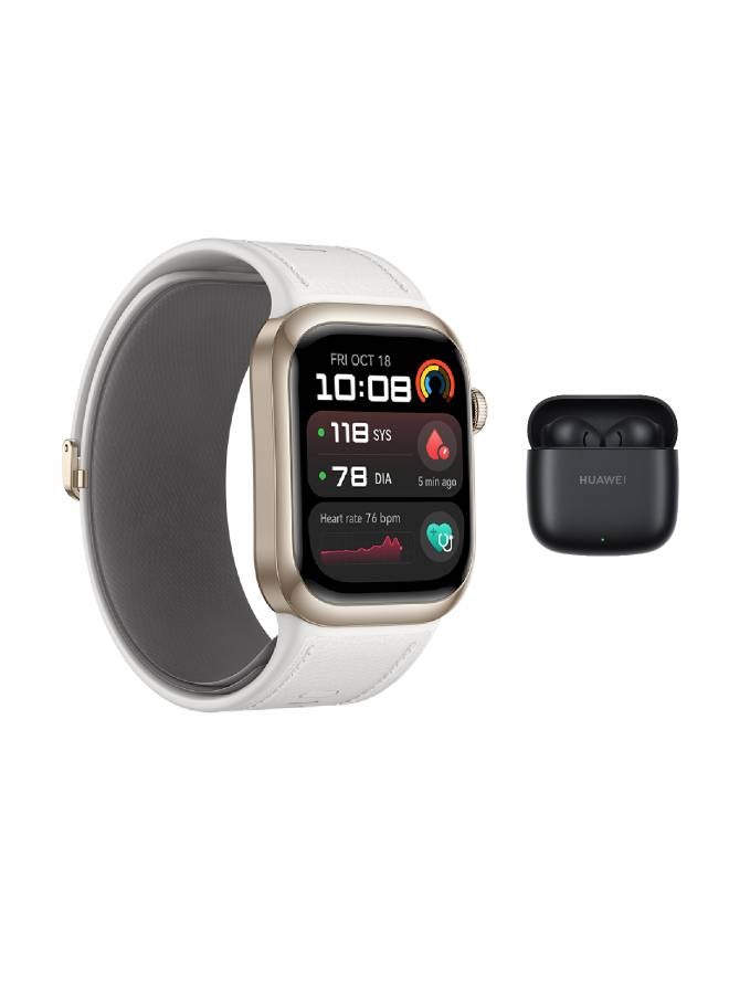 WATCH D2 Smartwatch, 1.82" AMOLED Touch display, Blood Pressure Monitoring, Slim Design, Bluetooth Calling, Compatible with iOS Android With FreeBuds SE 2 Gift Gold - pnsku/N70134692V/45/_/1736435674/215b6226-d7e5-428a-b477-6807cb8a8113