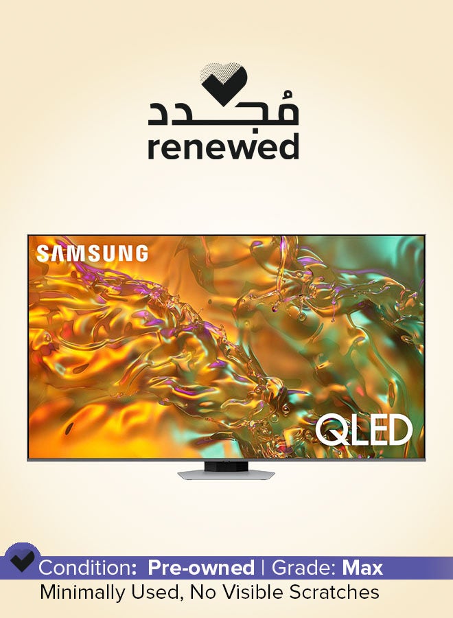 Samsung Renewed - 85-Inch Smart QLED TV 4K 120Hz 85Q80D Black - Image 1