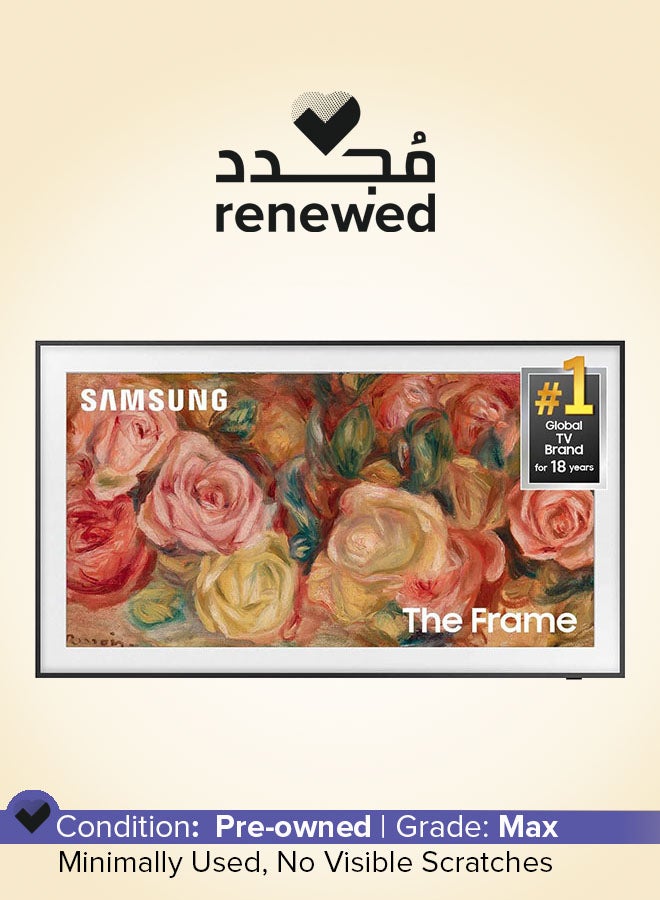 Samsung Renewed - 75-Inch Smart QLED TV The Frame 4K QE75LS03D Black  - Image 1