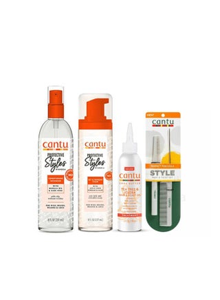 Protective Bundle Set- Styles Setting Foam 237 Ml+Styles Conditioning Detangler 237 Ml+Tea Tree & Jojoba Hair Scalp Oil 6Oz+Style Part And Twist Set White - pnsku/N70134731V/45/_/1733910423/1621add6-7e30-4b71-a538-b2d847dba019