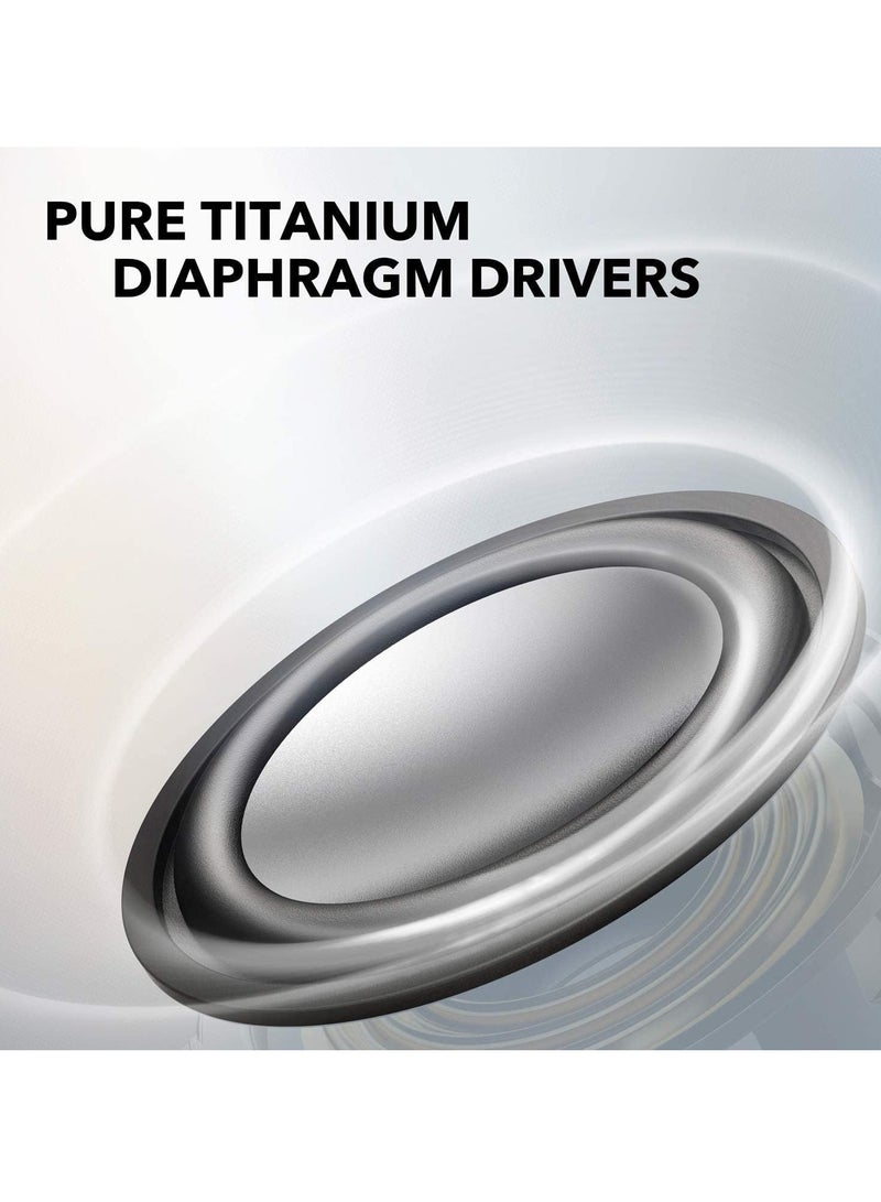 ساوند كور ساوندكور 3 من أنكر: مكبر صوت بلوتوث 5.0، 24 ساعة تشغيل، مقاوم للماء IPX7، صوت ستيريو مع محركات غشاء من التيتانيوم، تقنية PartyCast، BassUp، EQ مخصص - Image 4