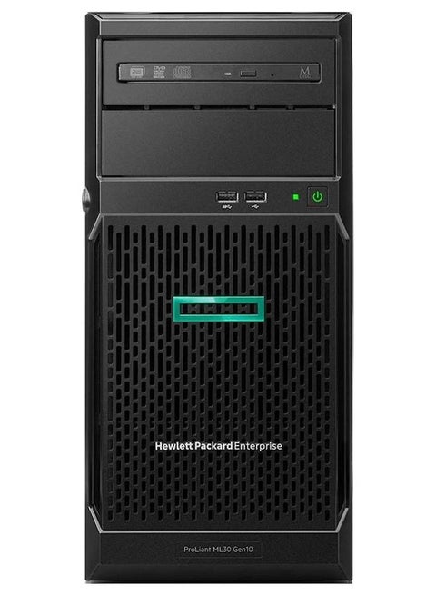 HPE ProLiant ML30 Tower Server, Xeon E-2224 3.4GHz Processor, 16GB DDR4 RAM, 1TB SSD + 1TB HDD, Integrated Graphics, Windows 11 Pro Black