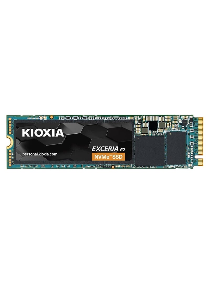 Exceria G2 500GB NVMe M.2 2280 PCIe Gen3x4 SSD Upto 2100MB/s Read, 1700MB/s Write 500 GB
