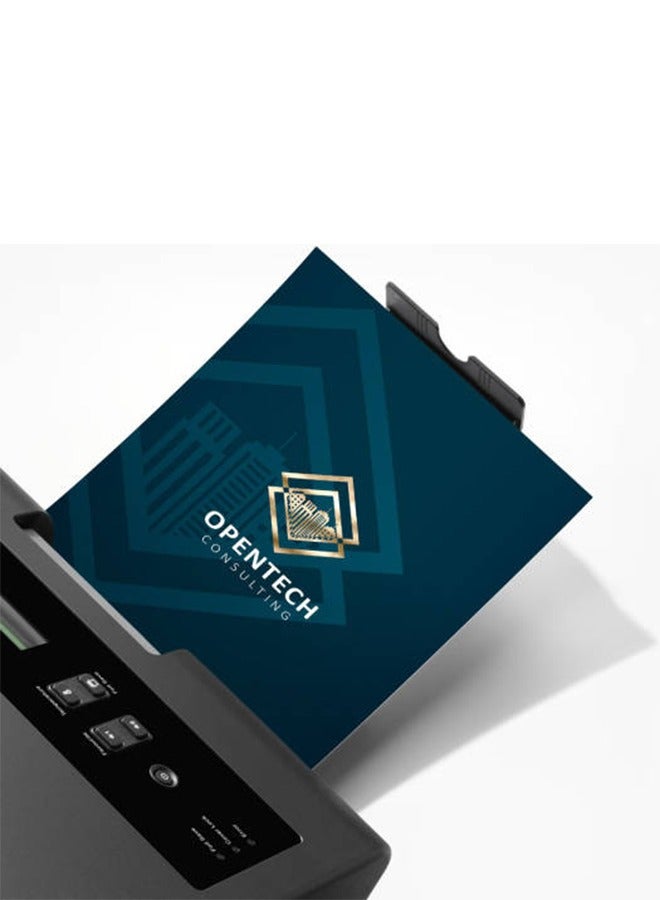 brother Desktop Hot Foil Printing Machine, Smart Paper Mgt, Up to 15 A4 Pages ppm Print Speed, ADF Up to 44 Pages (90 g/m2), Transfer in Gold and Silver & Many More Colors | HAK-100 Min: 384.2 x 330.2 x 356.2mm / Max: 384.2 x 415.0 x 398.0mmcm Black  - Image 3