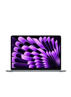 Apple MacBook Air MC9D4 Laptop With 15.3-Inch Display, M3 chip 8-core CPU and 10-core GPU Processor/16GB RAM/256GB SSD/macOS English Space Grey  - Image 1