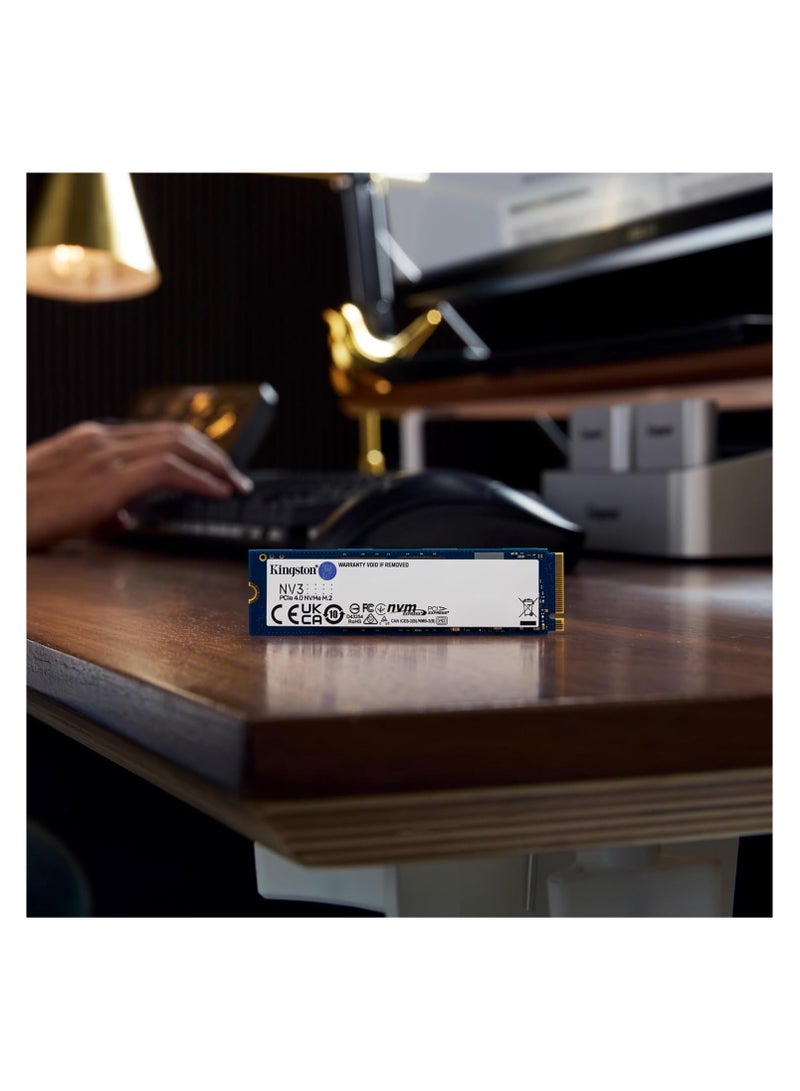 كينغستون - NV3 NVMe PCIe 4.0 Internal SSD M.2 2280-SNV3S/1000G 1 TB - Image 1