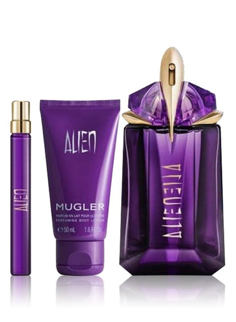 Alien Gift Set (EDP 60 ml + EDP 10 ml + Body Lotion 50 ml)