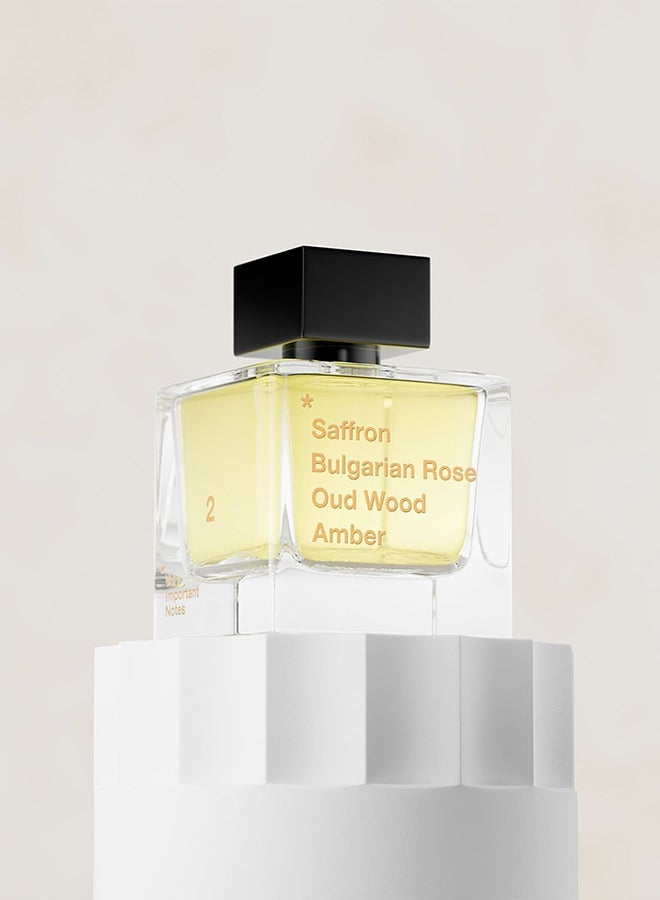 Very Important Notes No 2 EDP - Saffron, Bulgarian Rose, Oud Wood, Amber - 100 ml  - Image 2