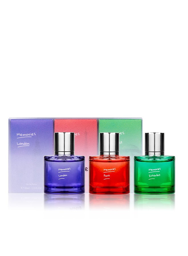 مينيس ذكريات الشتاء مجموعة عطر EDP - 3x30 مل - Image 1