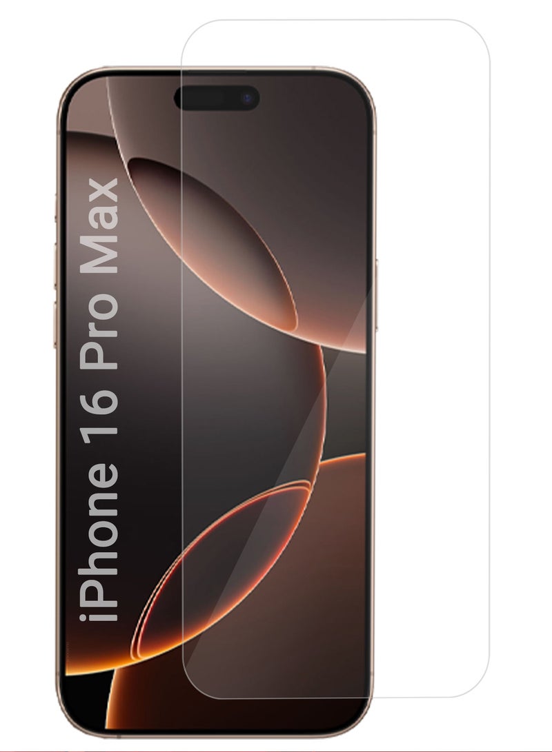MARGOUN - (for iPhone 16 Pro Max ) Premium Tempered Glass Screen Protector Ultra Clear Scratch Resistant Easy Installation Clear-1 - Image 1