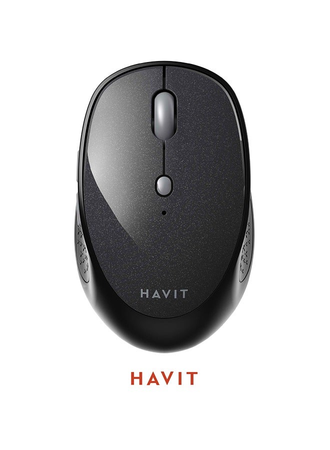 havit Comfortable Sweat-Proof Wireless Mouse, USB Audio Mouse, 3 Adjustable Dpi, No Driver Required, Suitable for Home Office, Work Casual Games - Image 4