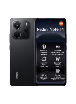 Redmi Note 14 4G Dual SIM Midnight Black 8GB RAM 256GB - Global Version